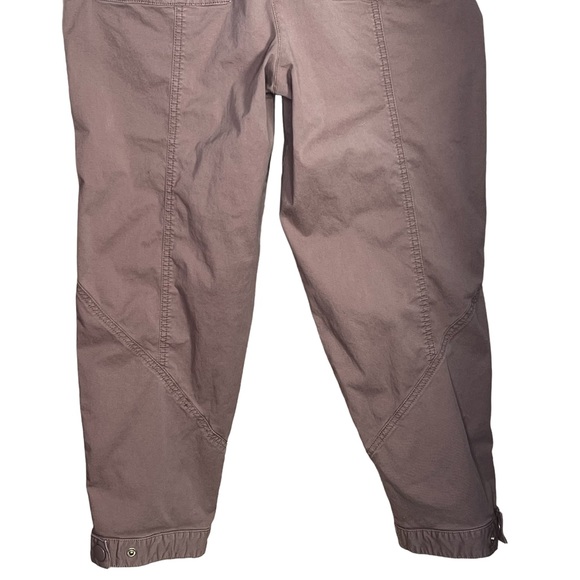 Anthropologie High Rise Pants With Paper Bag Waist & Embroidered Pockets Size 4 - Picture 7 of 13